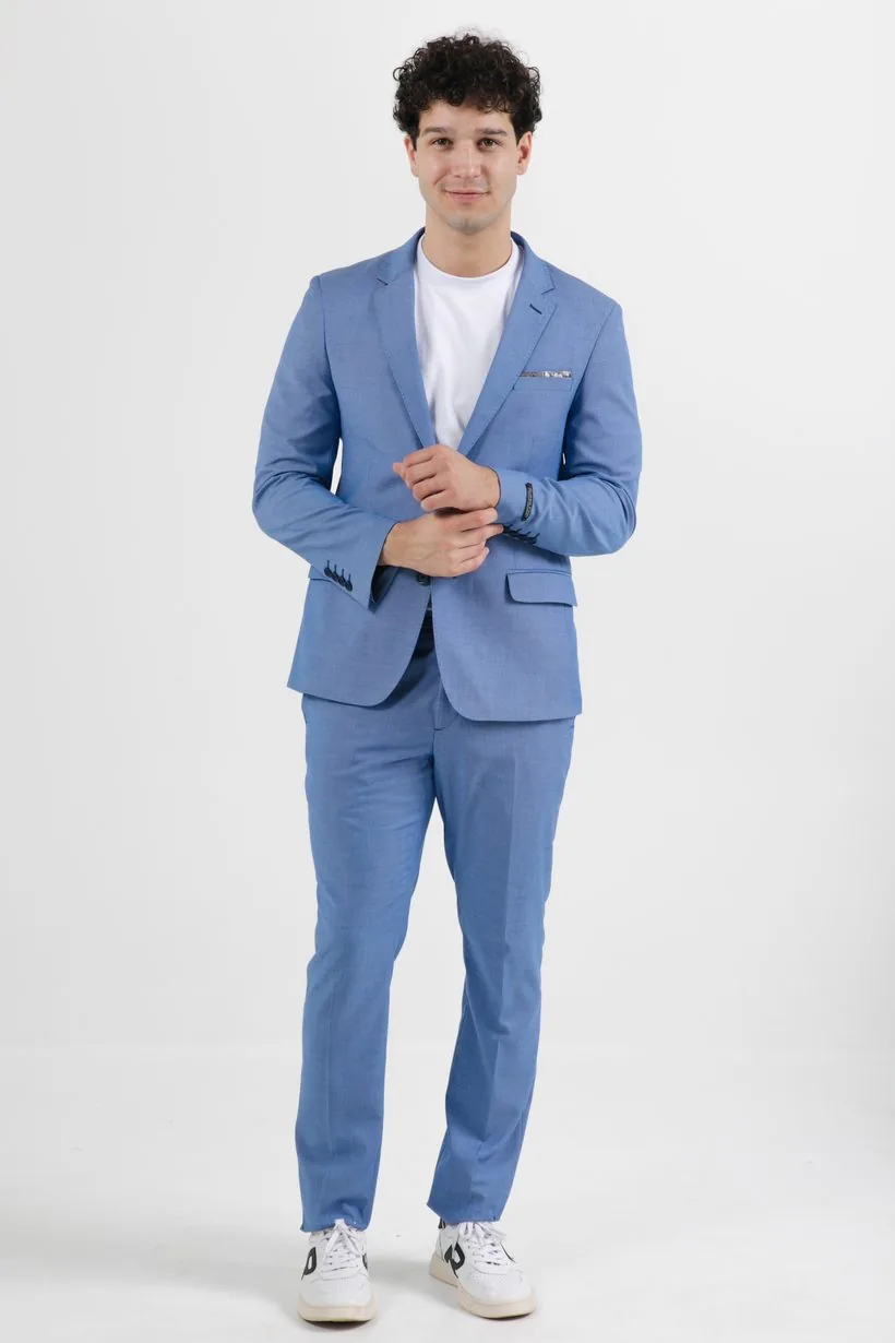Looks prontos — terno azul
